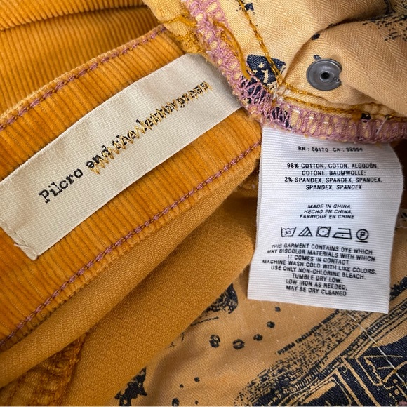 Pilcro and the Letterpress Mustard Yellow Corduroy Pants - Picture 9 of 11